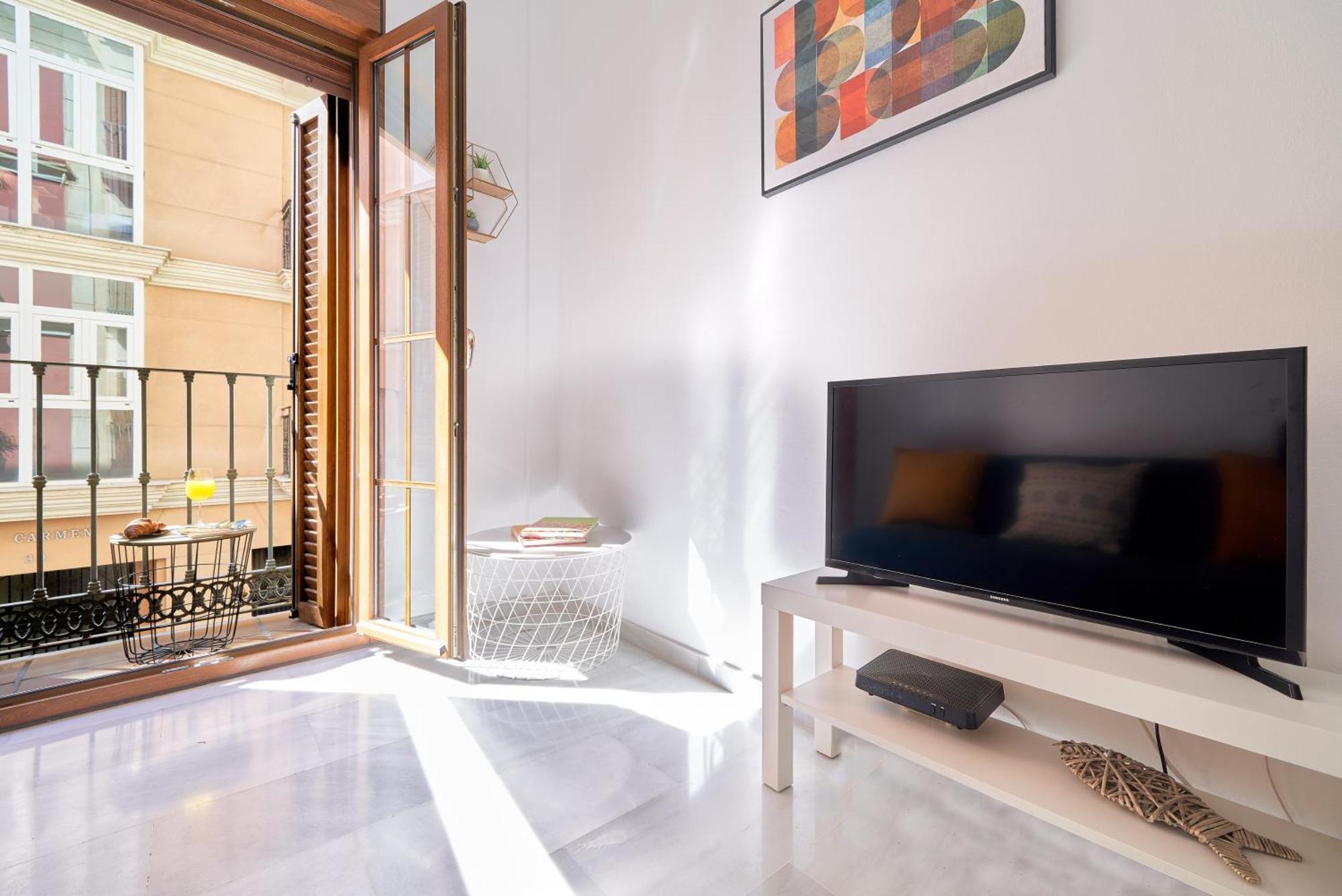 Apartamento En El Centro, Tranquilo Y Luminoso マラガ エクステリア 写真